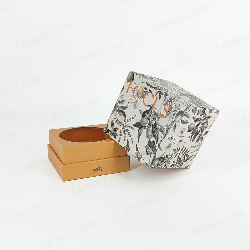 Gullfolie parfymeboks med EVA skumbrett og solid håndlaget design HP022