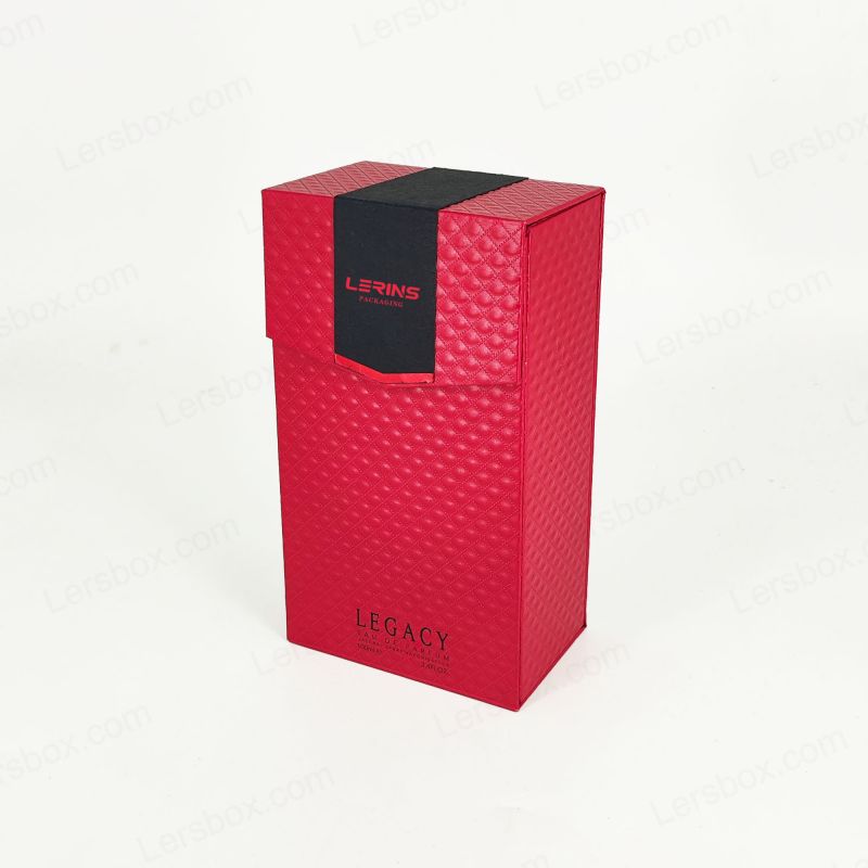 Håndlaget gullfolie Perfume -gaveeske med EVA Foam Insert og stiv konstruksjon HP032