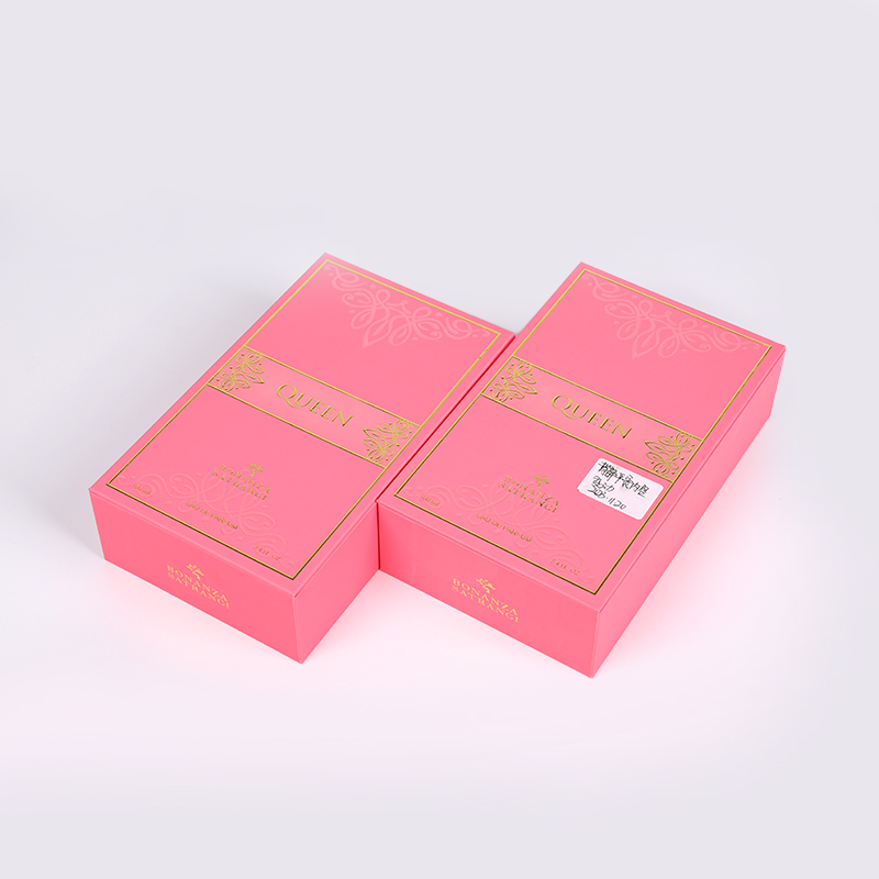 Ren ørken parfymeboks med varm stempling av gull