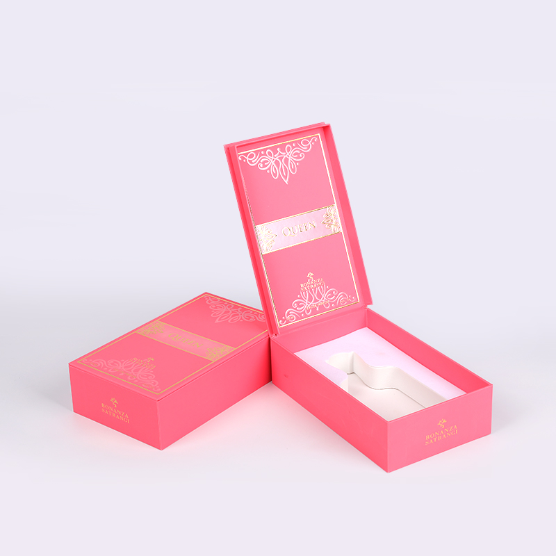 Ren ørken parfymeboks med varm stempling av gull